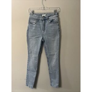 H&M Blue Jeans Stretch Skinny Size 6 High Rise
